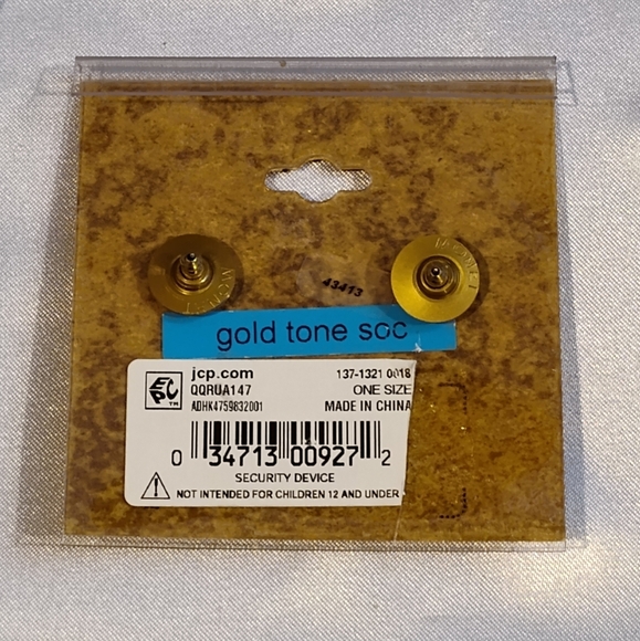 NWT Monet gold-tone necklace, bracelet, and drop earring set brown/smoky quartz - Picture 9 of 16